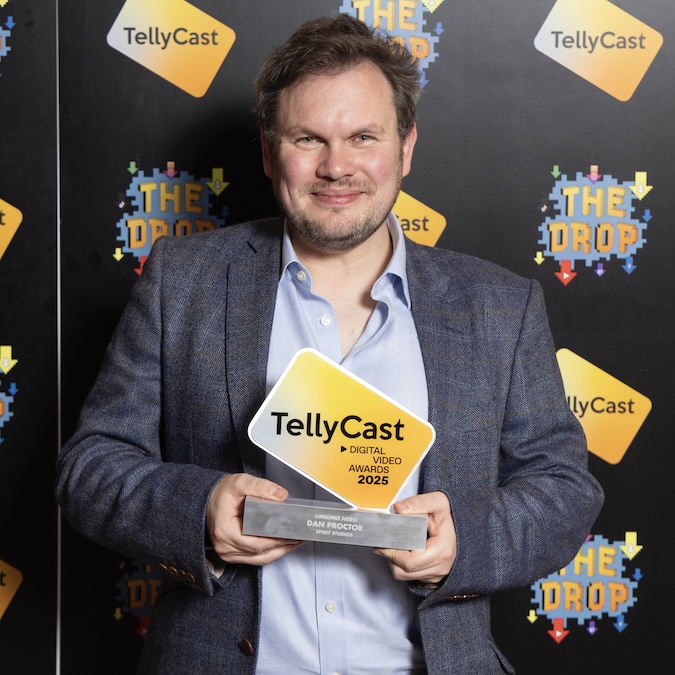 Spirit Studios’ Dan Proctor named Unsung Hero at TellyCast Digital Video Awards 2025