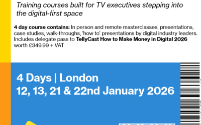 TellyCast unveils January 2026 dates for Digital Bootcamp targeting senior TV and content leaders